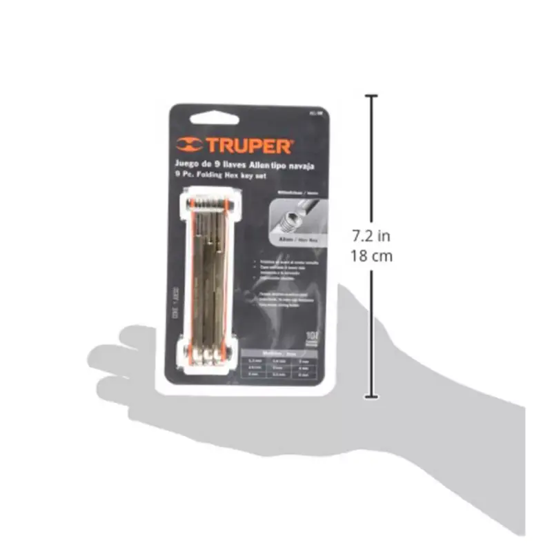 Juego De 8 Llaves Torx Tipo Navaja Truper | Bici - Imagen 4