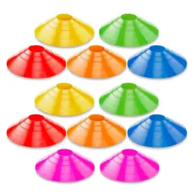 12 Conos Tortuga Platillos Entrenamiento Futbol