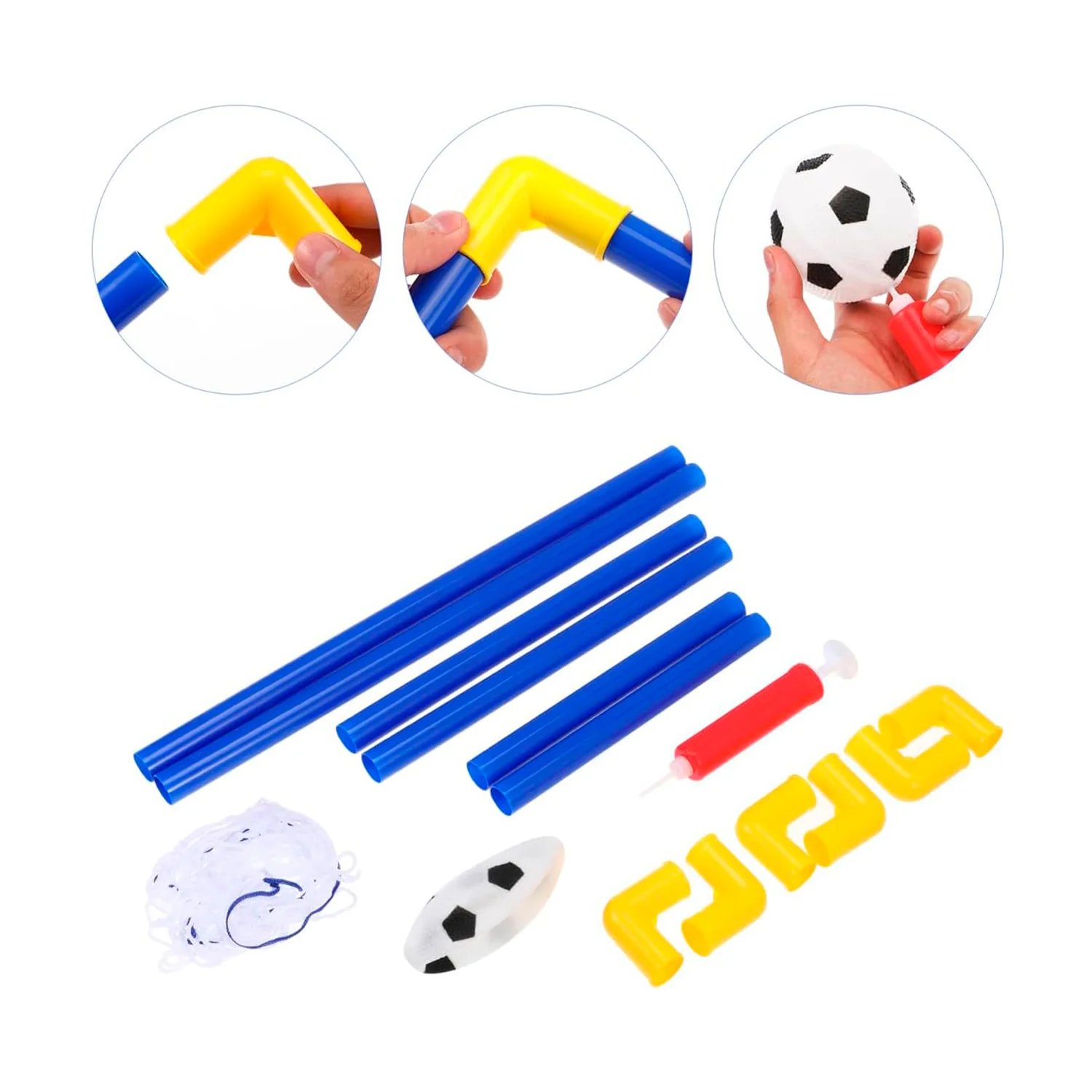 Arco Mini Fútbol Para Niños Desarmable de Plástico - Imagen 3