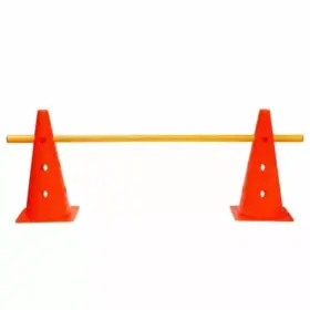 4 conos c/orificios + 2  bastones