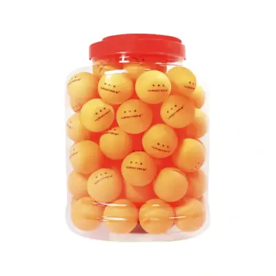 PELOTAS PING PONG FRASCO 60 UNID - TRES ESTRELLAS