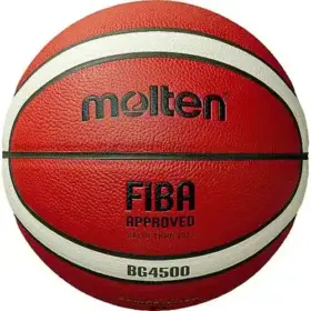 Pelota Molten Profesional Fiba Cuero Bg4500 Talla 7