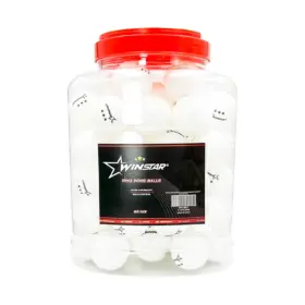 PELOTAS PING PONG FRASCO 60 UNID WINSTAR - TRES ESTRELLAS