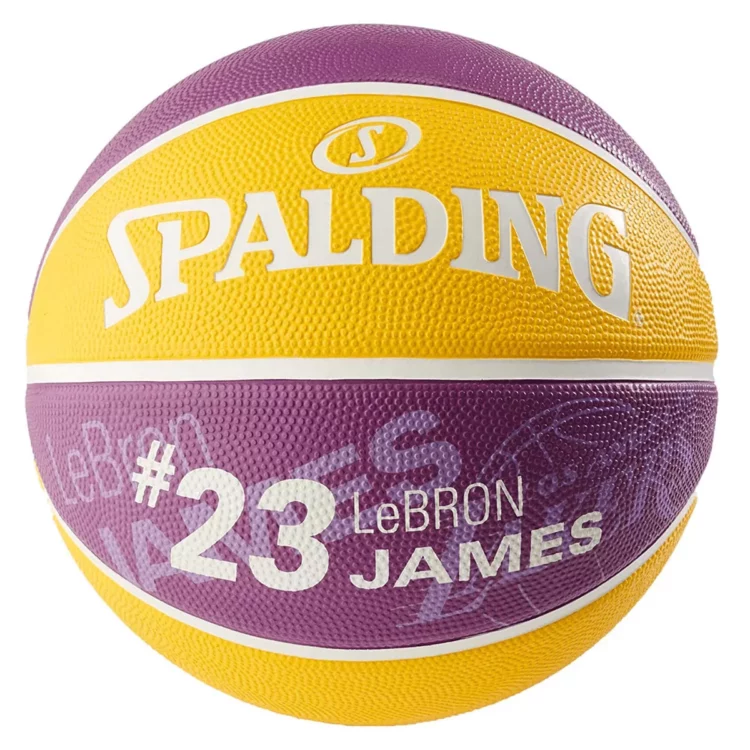 Pelota de Básket Spalding NBA Lebron James Outdoor - #7 - Imagen 2