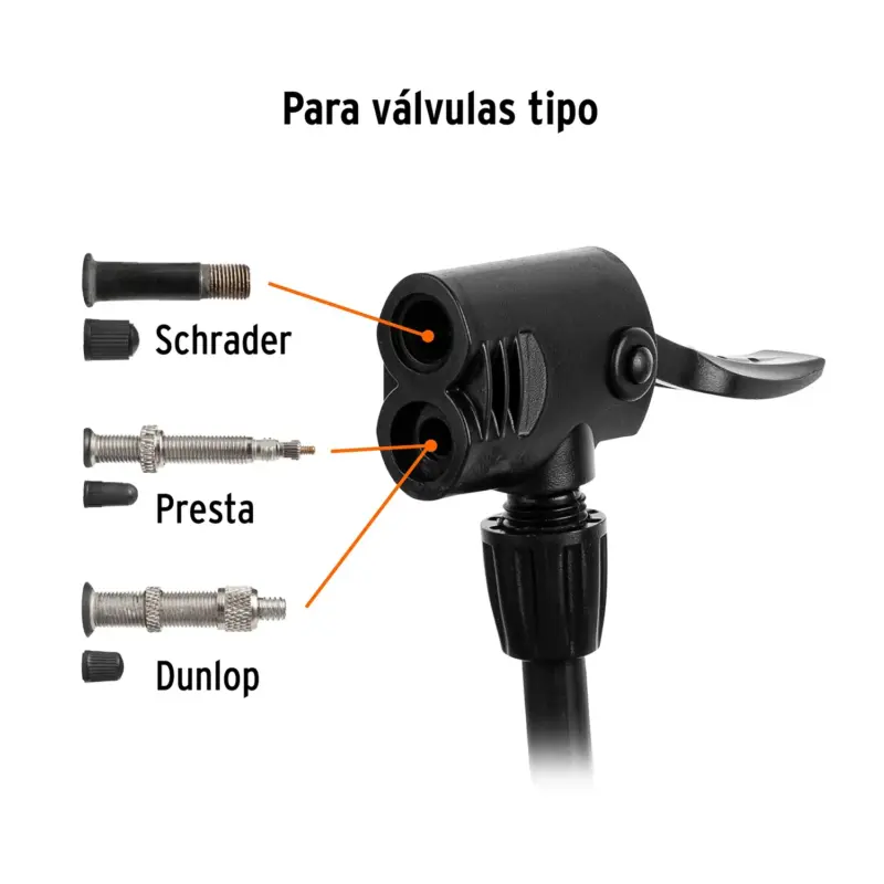 INFLADOR BICICLETAS Y PELOTAS DE 80 PSI - PRETUL - Imagen 5