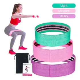 Bandas Elásticas Ejercicios Tela De Resistencia Yoga Gym