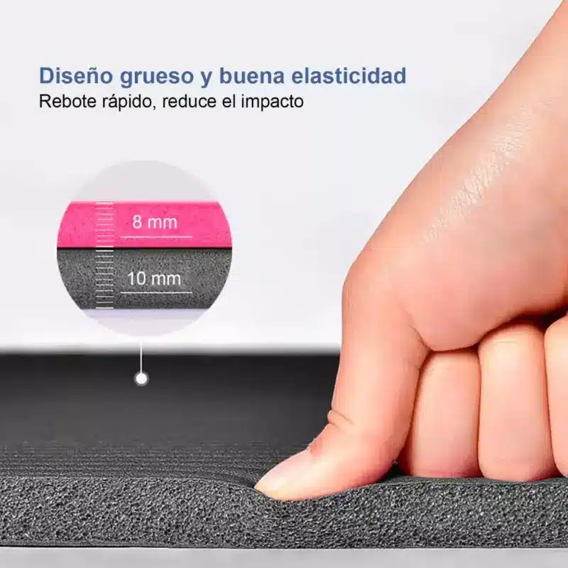 Mat Yoga 10mm Pilates Fitness + Funda Fit - Imagen 4
