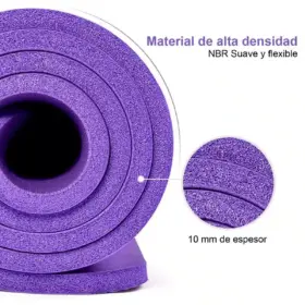 Alternative view of Mat Yoga 10mm Pilates Fitness + Funda Fit