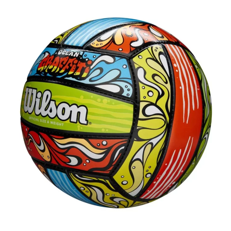 Pelota de Voley Wilson Ocean Graffiti - Imagen 2