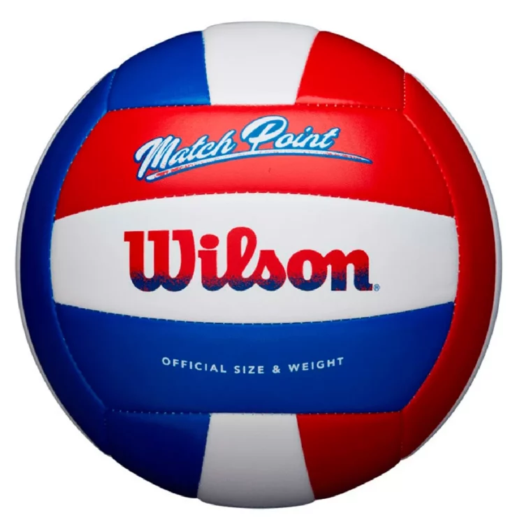 Pelota de Voley Wilson Match Point - Rojo/Azul