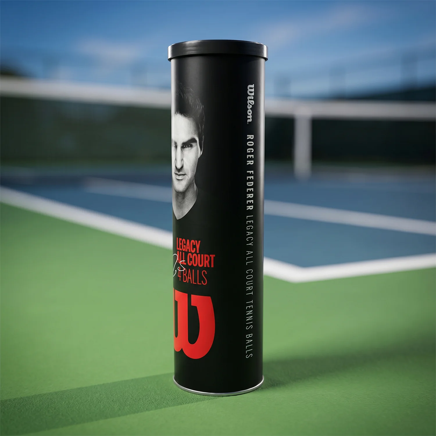 Pelotas De Tenis Rf Legacy Wilson 4 Bolas Todo Terreno - Imagen 6