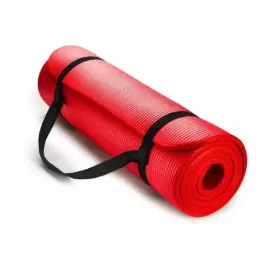 Mat Yoga 10mm Pilates Fitness + Funda Fit - ROJO