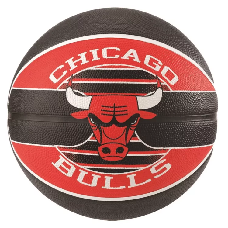 Pelota de Basket Spalding NBA Team Chicago Bulls Outdoor - #7 - Imagen 2