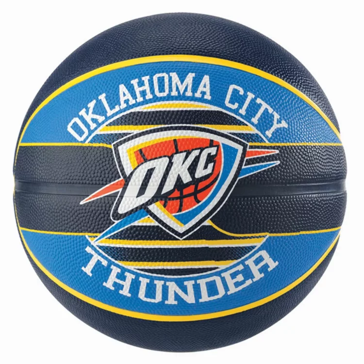 Pelota de Básket Spalding NBA Team Thunder Outdoor - Imagen 2
