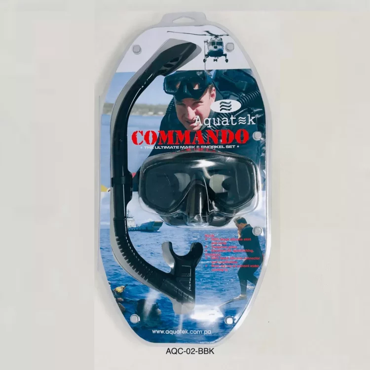 Set Mascara y Snorkel Aquatek Comando - Imagen 2