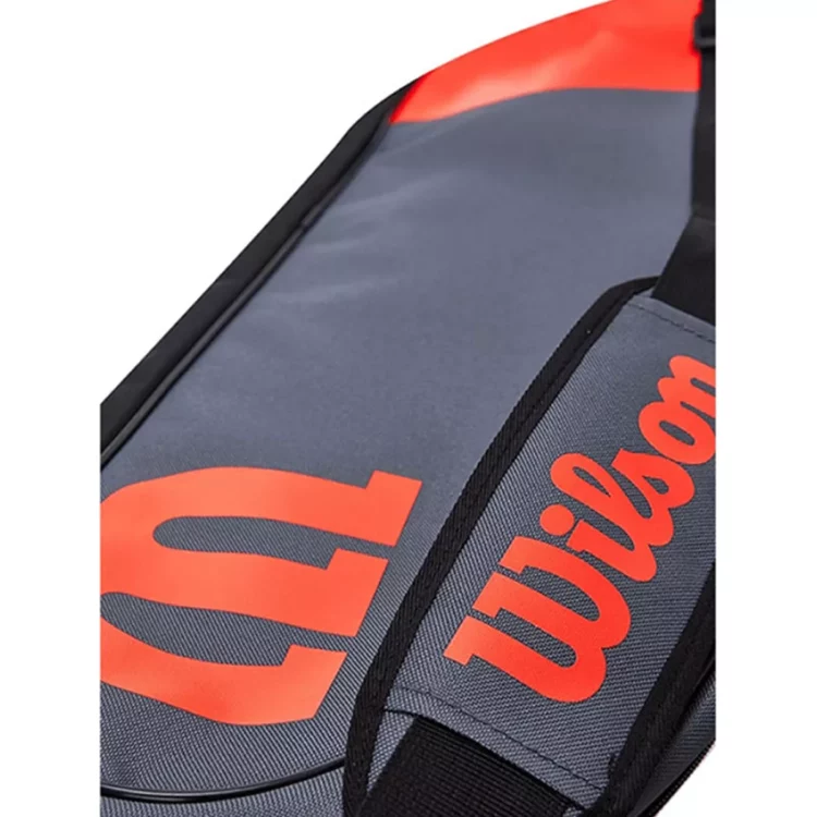 Raquetero Wilson Team 3 Pk Rojo/Gris - Imagen 3