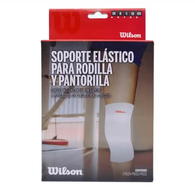Soporte Elástico para Rodilla Wilson - Blanco - Imagen 4