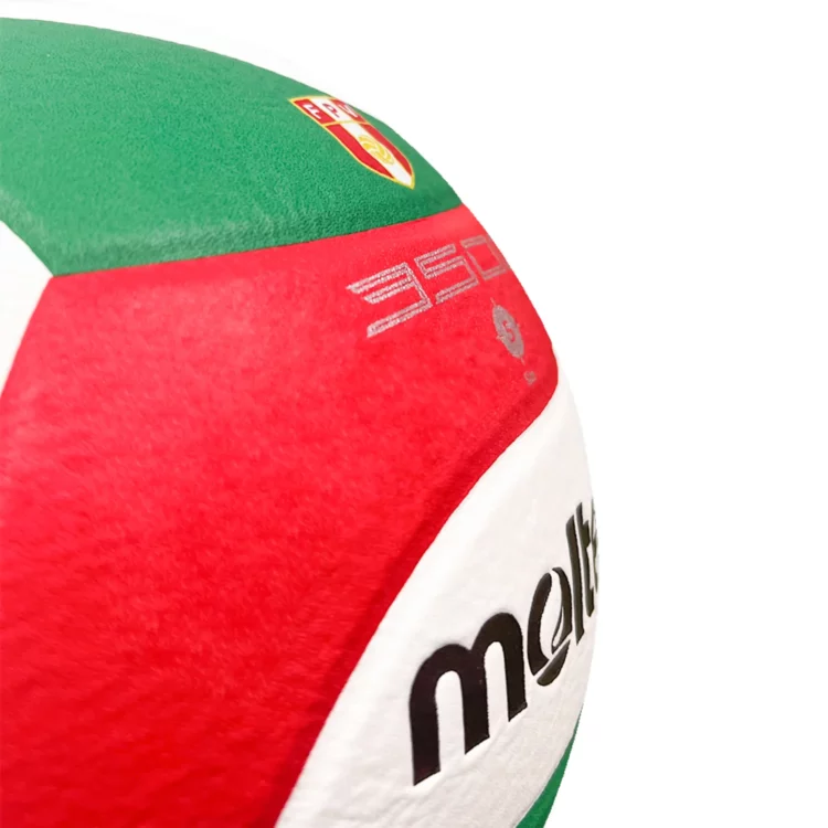 PELOTA PARA VOLEY MOLTEN #V5M-3500-PV SOFT TOUCH #5 BL/VR/RJ - Imagen 4
