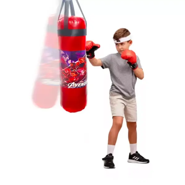 SACO PARA BOX JUNIOR C/GUANTES LEX SPORT - Imagen 2