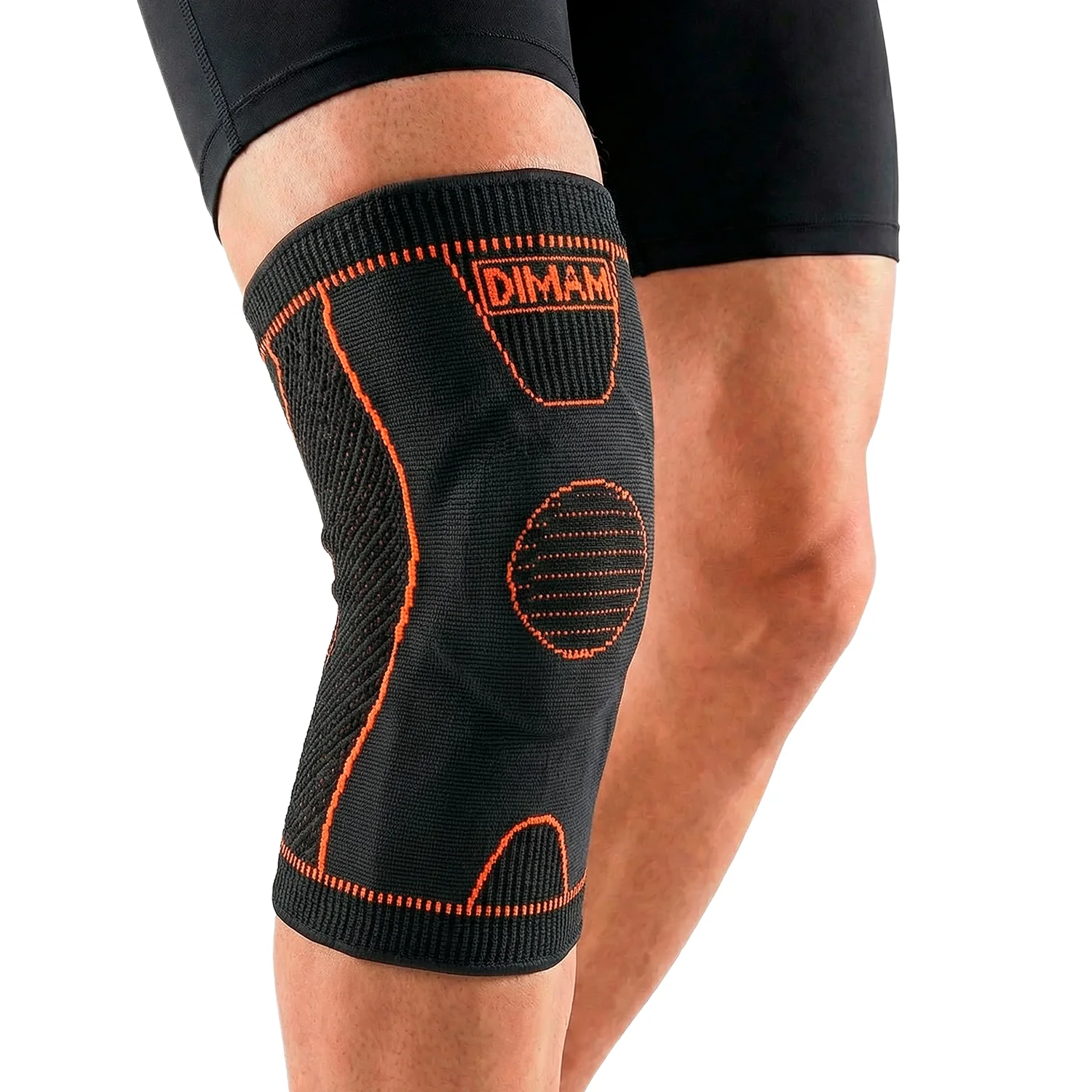 RODILLERA CON SOPORTE DE GEL Y VARILLAS FLEXIBLES DINAM X1 UNID.