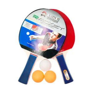 SET DE PING PONG AOLILAI (2 RAQUETAS + 3 PELOTAS + RED + ESTUCHE)