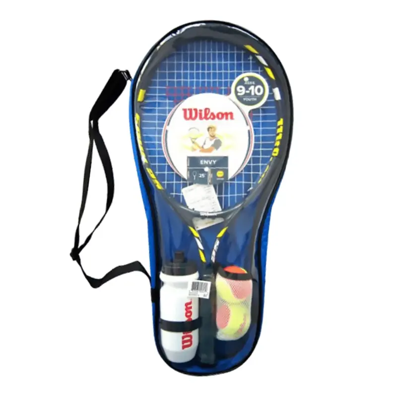 Raqueta De Tenis Wilson Envy 25 Blue + Pelotas + Estuche - Imagen 2