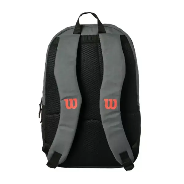 MOCHILA WILSON TEAM BACKPACK (GRIS/ROJO) - Imagen 3