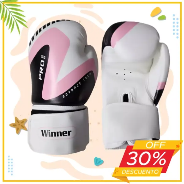 GUANTES PARA BOX DE COMPETENCIA WINNER PRO TEG #WNR-10-103