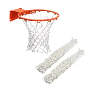 MALLAS DE BÁSKET 12 ENGANCHES - BLANCO