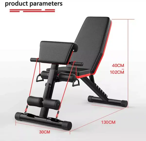 Banca Ajustable Para Abdominales - Imagen 3