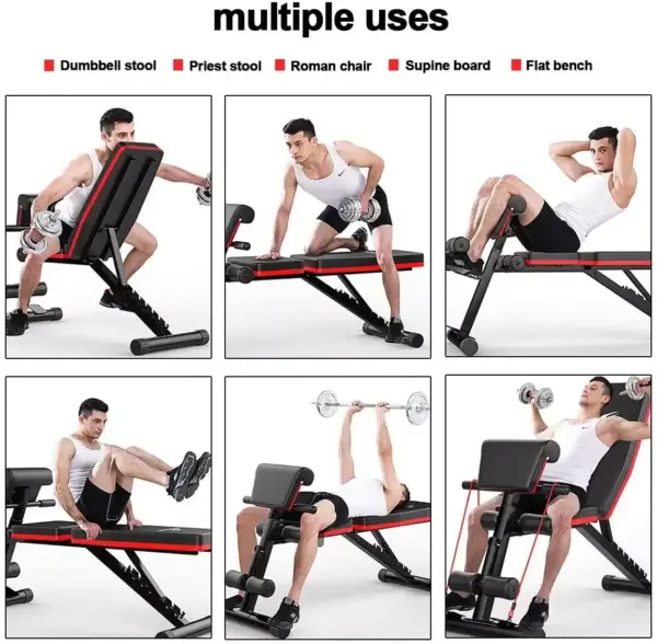 Banca Ajustable Para Abdominales - Imagen 2