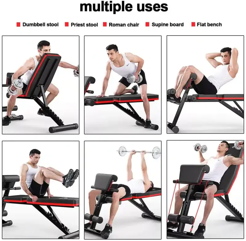 Banca Ajustable Para Abdominales - Imagen 2