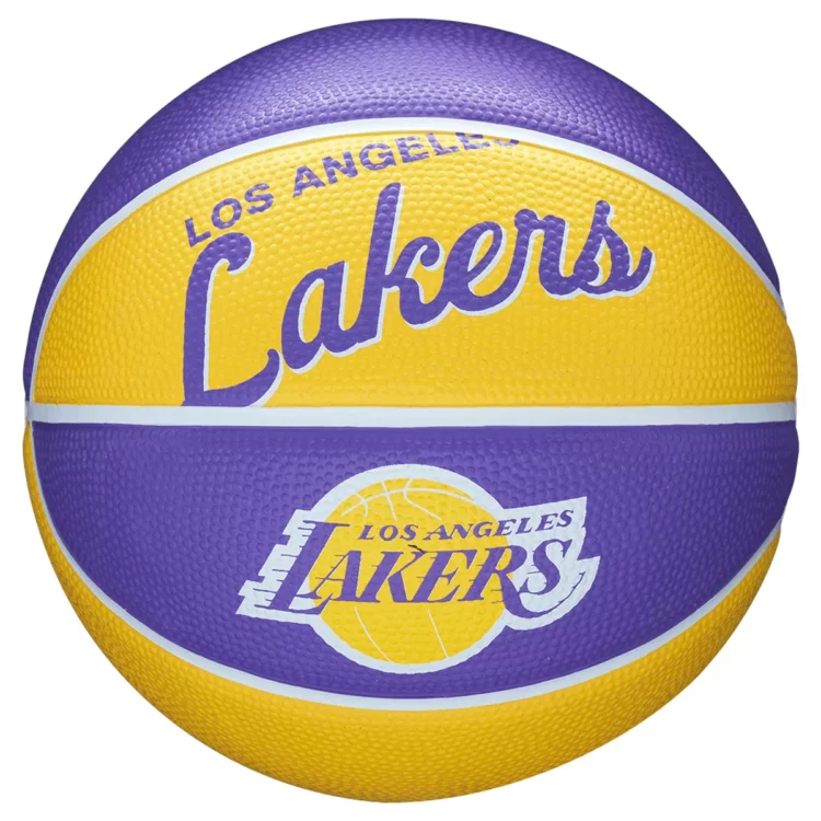 Pelota de Básket Wilson NBA Team Retro Los Angeles Lakers - #3