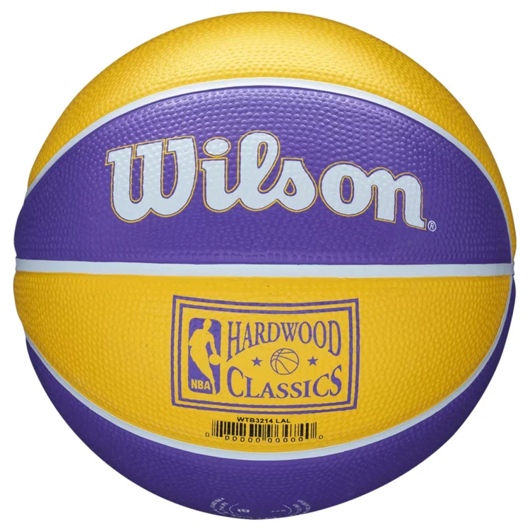 Pelota de Básket Wilson NBA Team Retro Los Angeles Lakers - #3 - Imagen 2