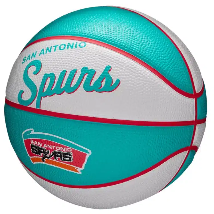 PELOTA DE BÁSKET WILSON NBA TEAM RETRO SAN ANTONIO SPURS- #3 - Imagen 3