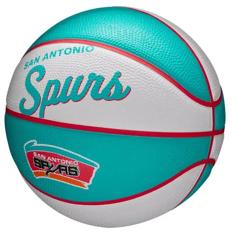 PELOTA DE BÁSKET WILSON NBA TEAM RETRO SAN ANTONIO SPURS- #3 - Imagen 3