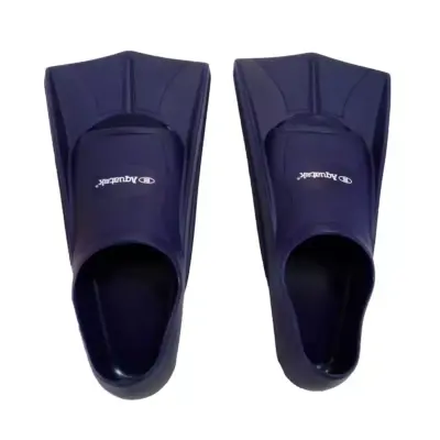 Aletas de Natación Corta Training Navy - Aquatek