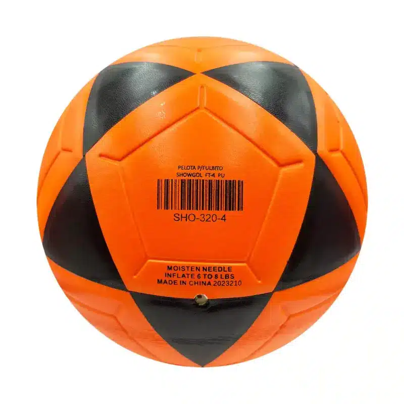 PELOTA DE FÚTBOL SHOWGOL FT CUERO PU VULCANIZADO - Imagen 3
