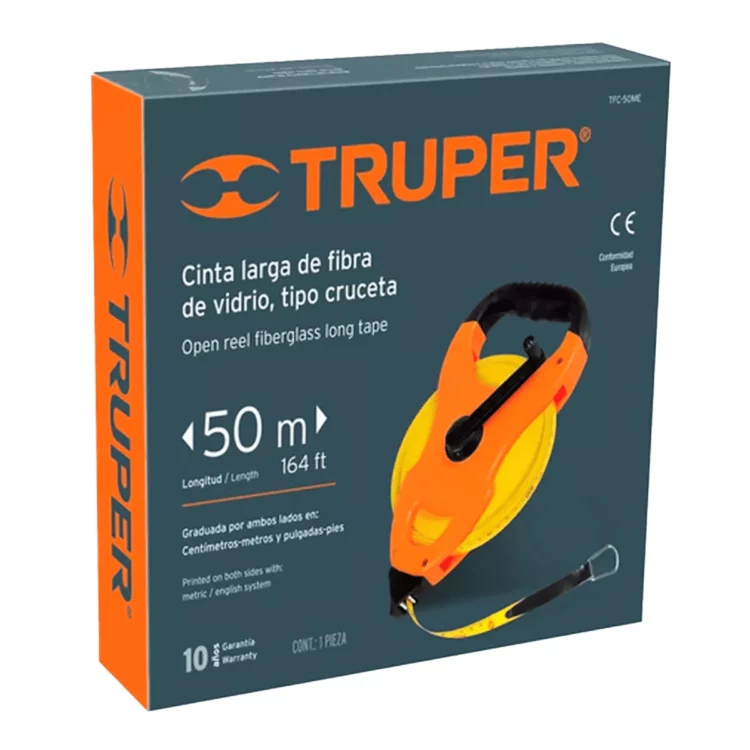 Cinta Larga de Fibra de Vidrio Truper - 50 m - Imagen 2