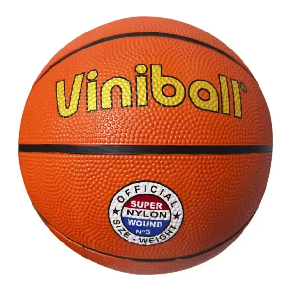 PELOTA DE BÁSKET VINIBALL GOMA NARANJA TALLA 3