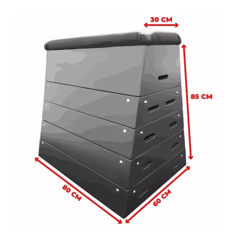 TABURETE DE MADERA - 5 CUERPOS - Imagen 4