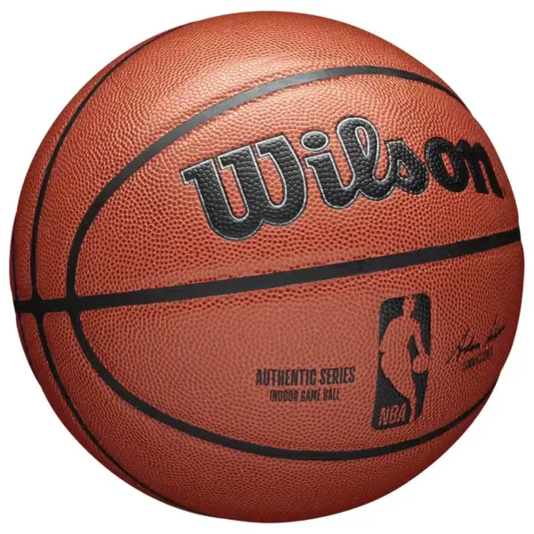 PELOTA BASKET WILSON NBA AUTHENTIC INDOOR GAME BALL - #7 - Imagen 2