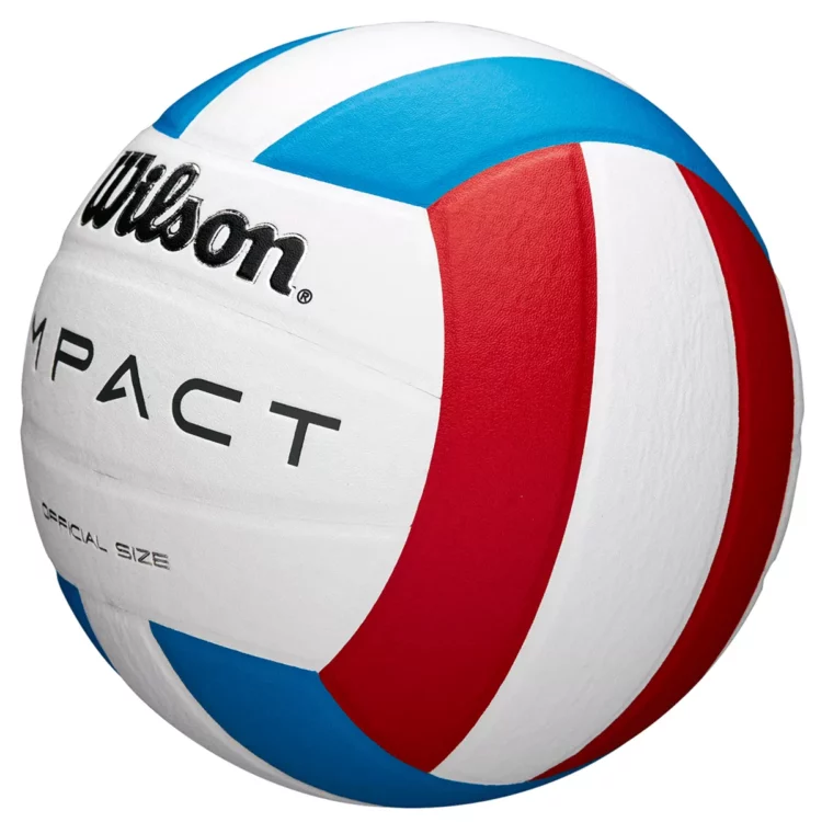 Pelota de Voley Wilson Impact - Rojo/Azul - Imagen 2