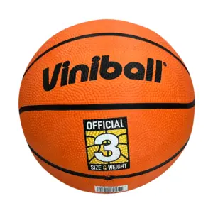 PELOTA DE BÁSKET VINIBALL GOMA NARANJA TALLA 3