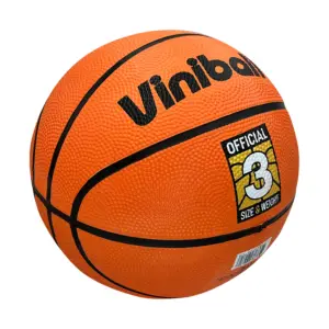 PELOTA DE BÁSKET VINIBALL GOMA NARANJA TALLA 3 - Imagen 2