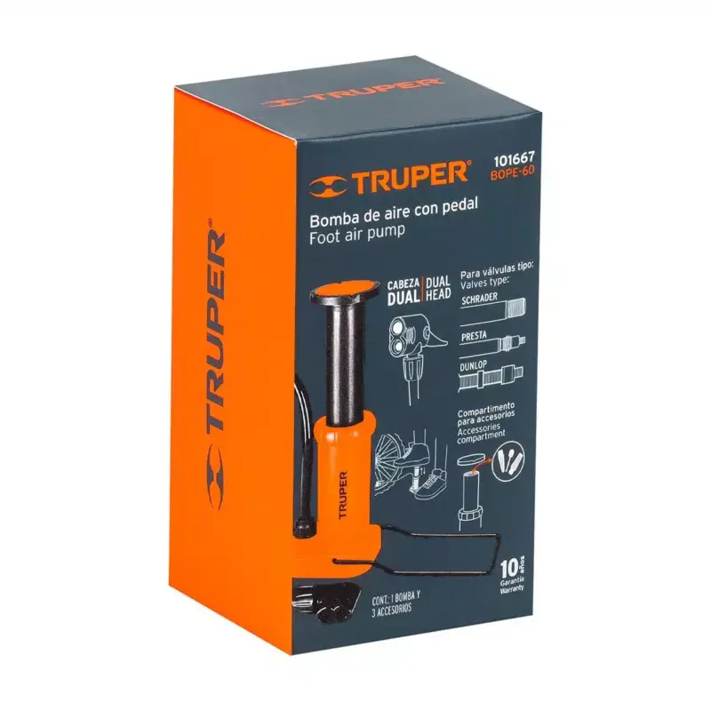 Inflador con Pedal Truper - 60 Psi - Imagen 2