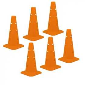 Alternative view of Pack X 6 Conos de 35cm c/orificios – Grueso