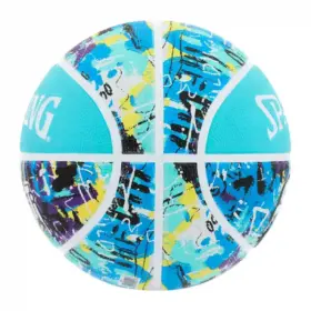 Alternative view of PELOTA PARA BASKET SPALDING GRAFFITI CELESTE - #7