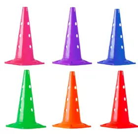 Pack X 6 Conos de 35cm c/orificios – Delgado