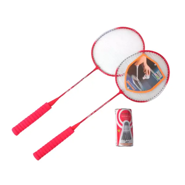 SET DE BÁDMINTON WINNER ECO. (2 RAQUETAS + 3 PLUMILLAS) - Imagen 2